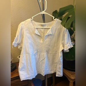 Madewell Embroidered Boho Top